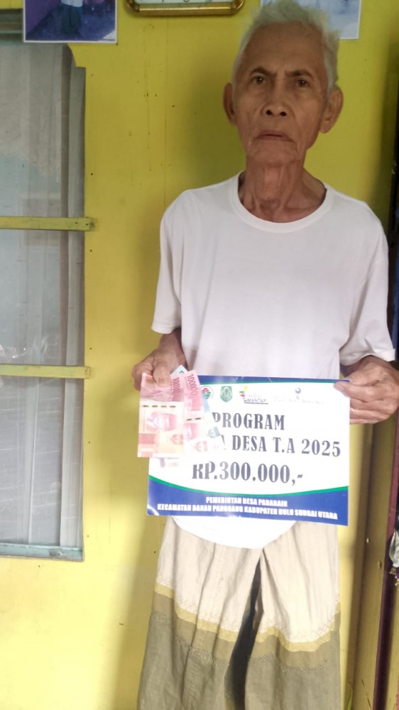 PEMBAGIAN BLT-DD BULAN APRIL TAHUN 2025