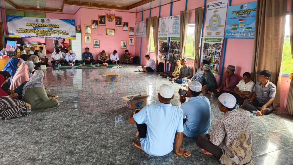 MUSYAWARAH RANCANGAN PENYUSUNAN APBDES TAHUN ANGGARAN 2026 DESA PARARAIN