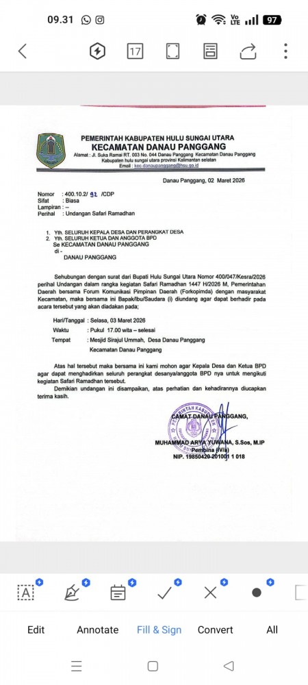 Undangan Safari Ramadhan